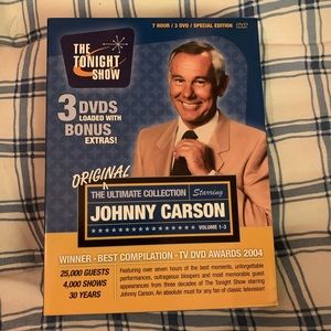 Johnny Carson 3 dvd set like new